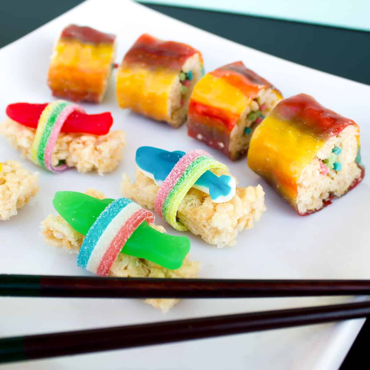 Candy Sushi - California Rolls and Nigiri Sushi - recipe and directions