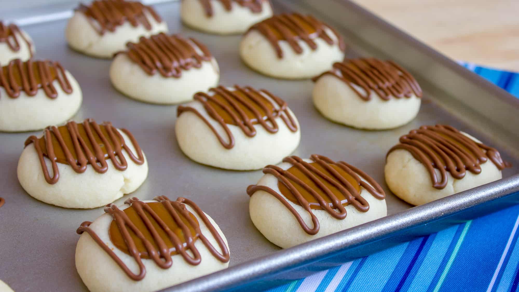 Dulce De Leche And Chocolate Thumbprint Cookie Recipe 3650