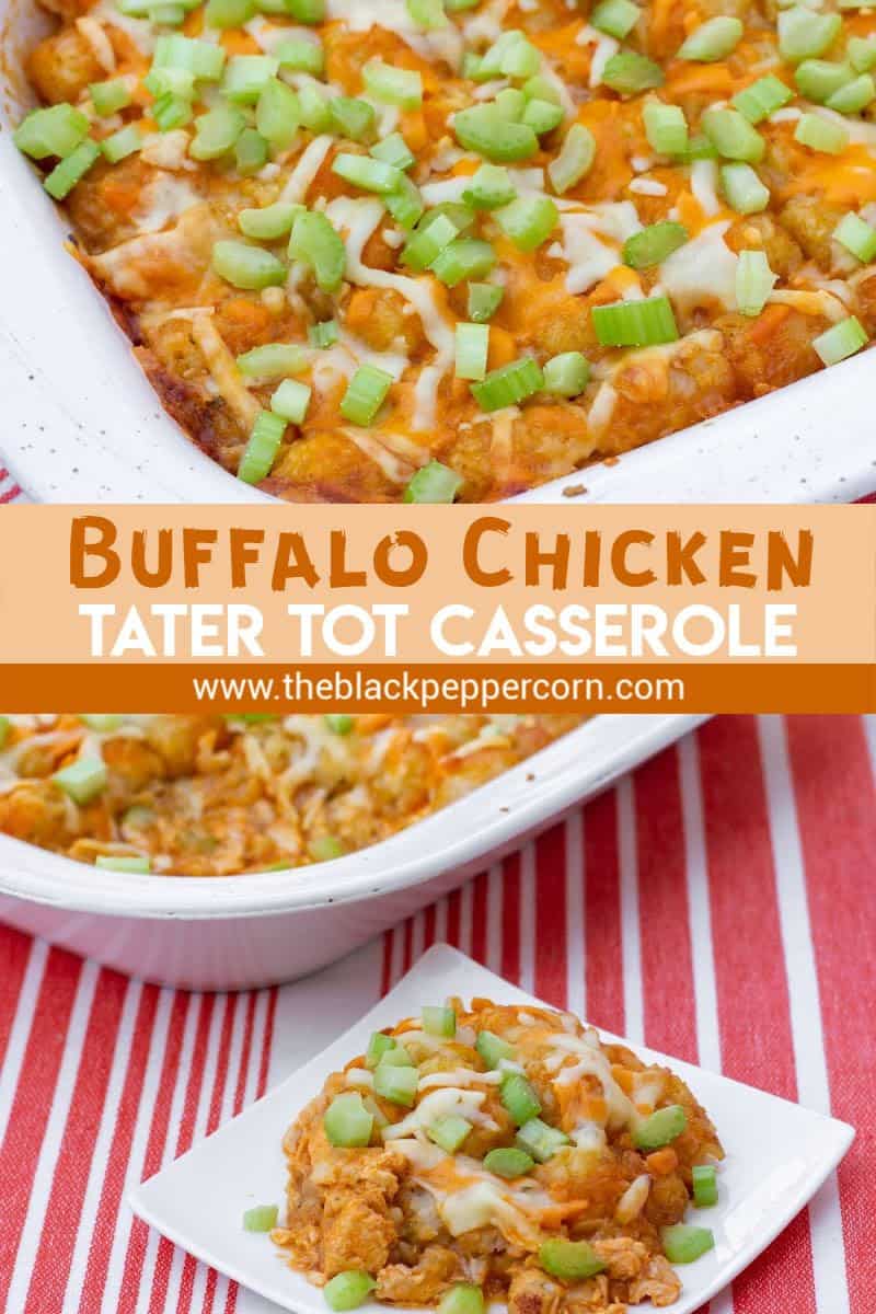 Buffalo Chicken Tater Tot Casserole Recipe