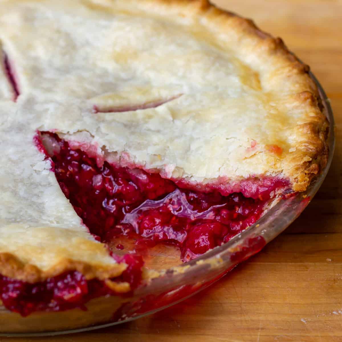 Classic Raspberry Pie Recipe - Easy Homemade Pie
