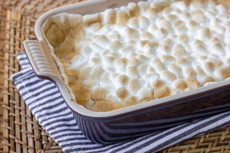 Pumpkin Pie Casserole Recipe - with marshmallows and pie filling