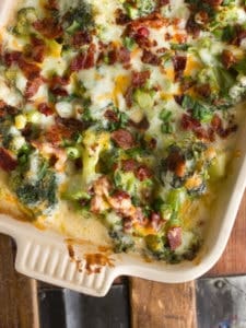 Bacon Cheddar Broccoli Bake Casserole Recipe