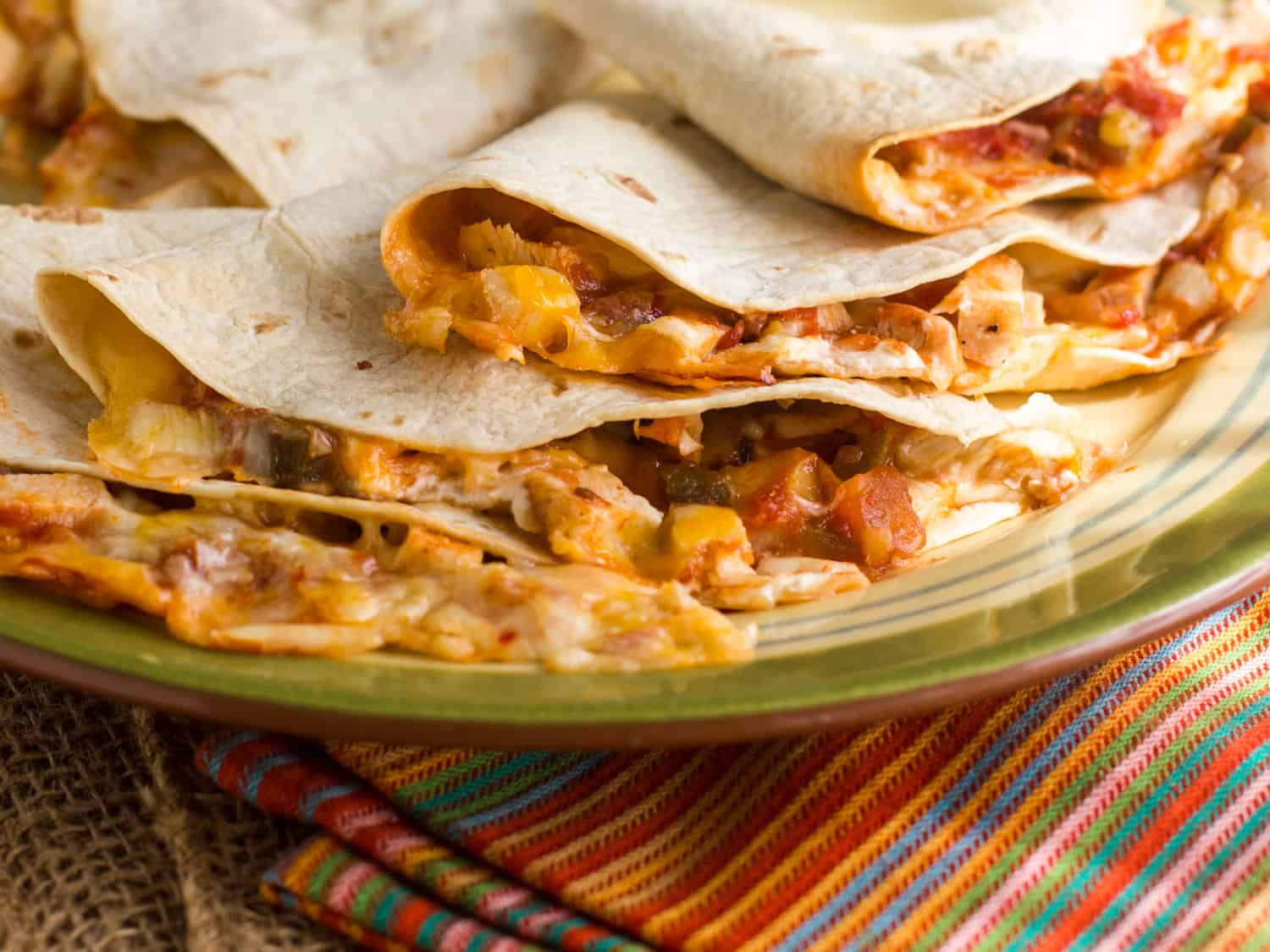 Smoked Chicken and Salsa Quesadilla Recipe