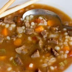 Smoked Beef Barley Soup Recipe