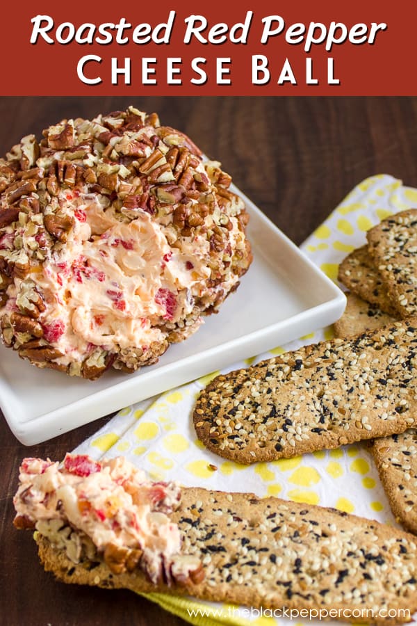 Smoked Red Pepper Cheese Ball