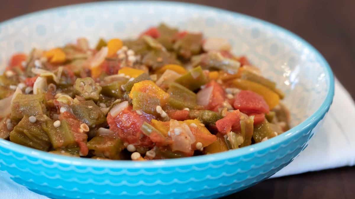 Creole Style Stewed Okra Recipe