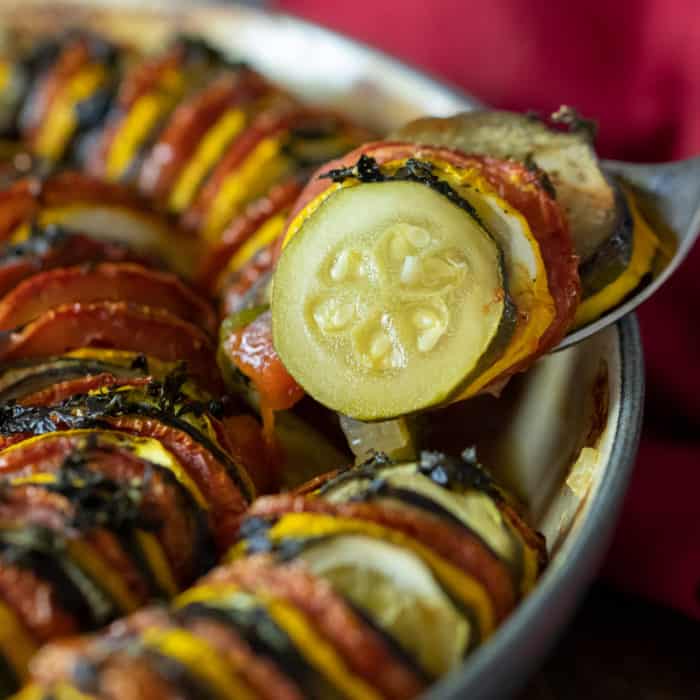 Baked Ratatouille - How to bake in the oven - The Black Peppercorn