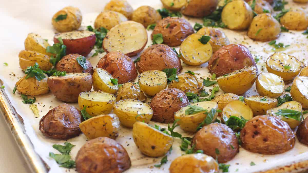 Roasted Baby Potatoes - Midwest Foodie