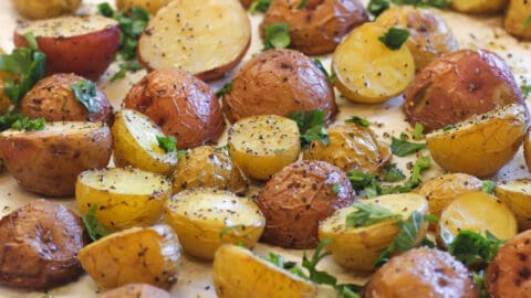 Oven Roasted Baby Potatoes - The Suburban Soapbox