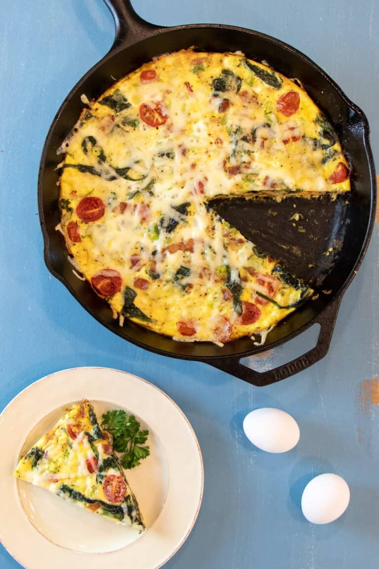 Bacon and Spinach Frittata Recipe