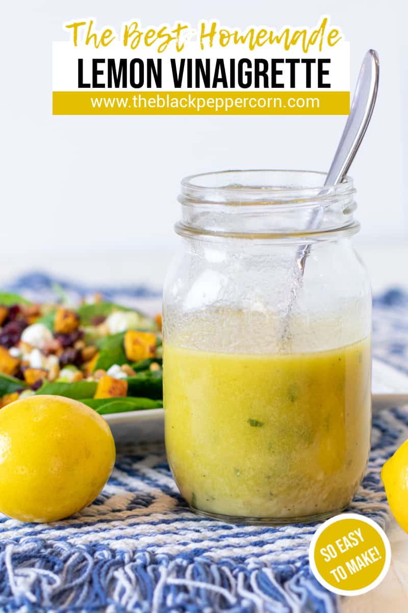 Lemon Vinaigrette - The Black Peppercorn