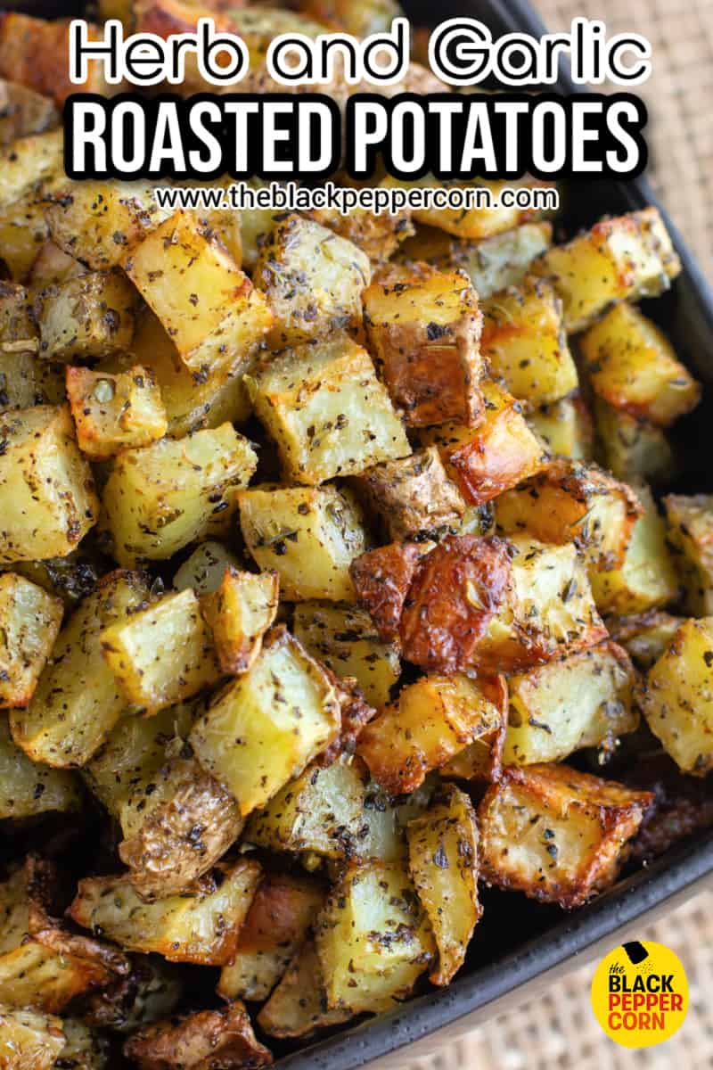 Herb And Garlic Oven Roasted Hash Brown Potatoes Recipe 