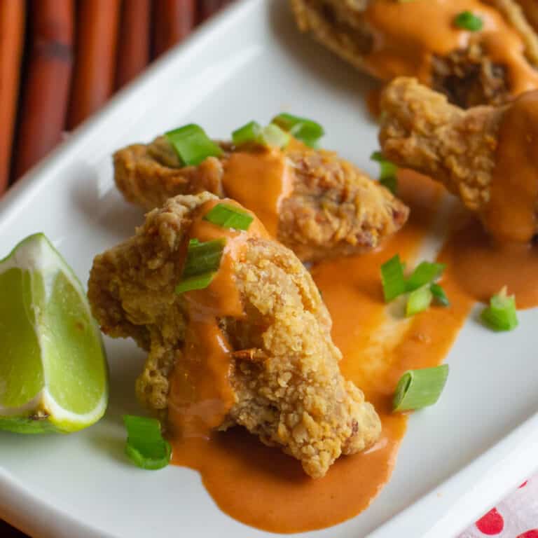 Thai Red Curry Chicken Wings Recipe